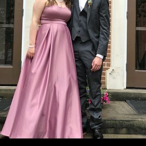 Mauve prom dress